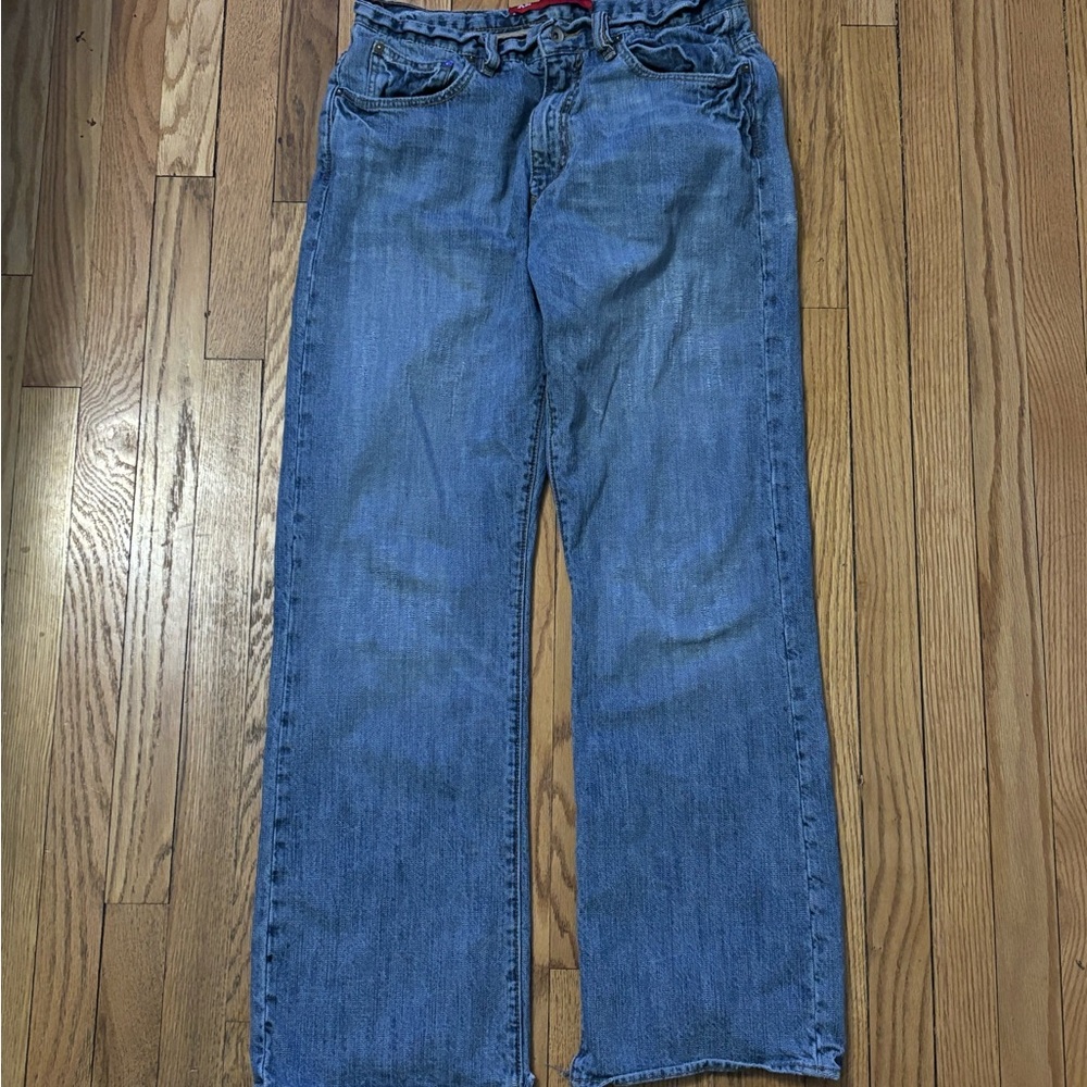 X2 denim laboratory boot cut jeans